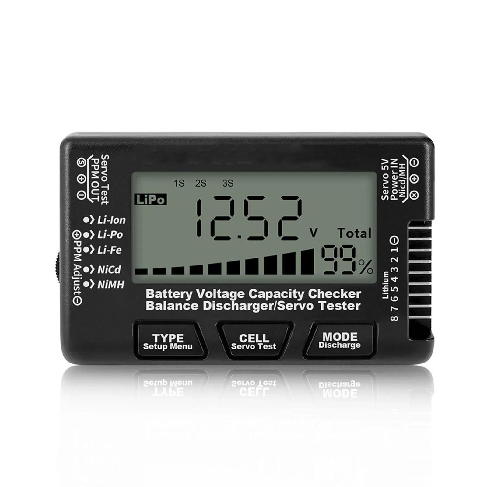 LCD  ͸ 뷮 ׽, RC CellMeter8 LiPo NiMH ͸ ׽, 83*52*14mm   ǰ, 1 Ʈ